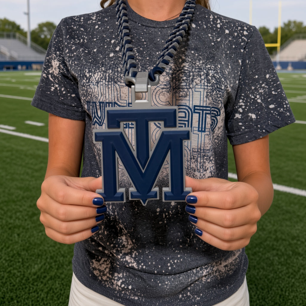 TM Monogram Medallion — Beveled