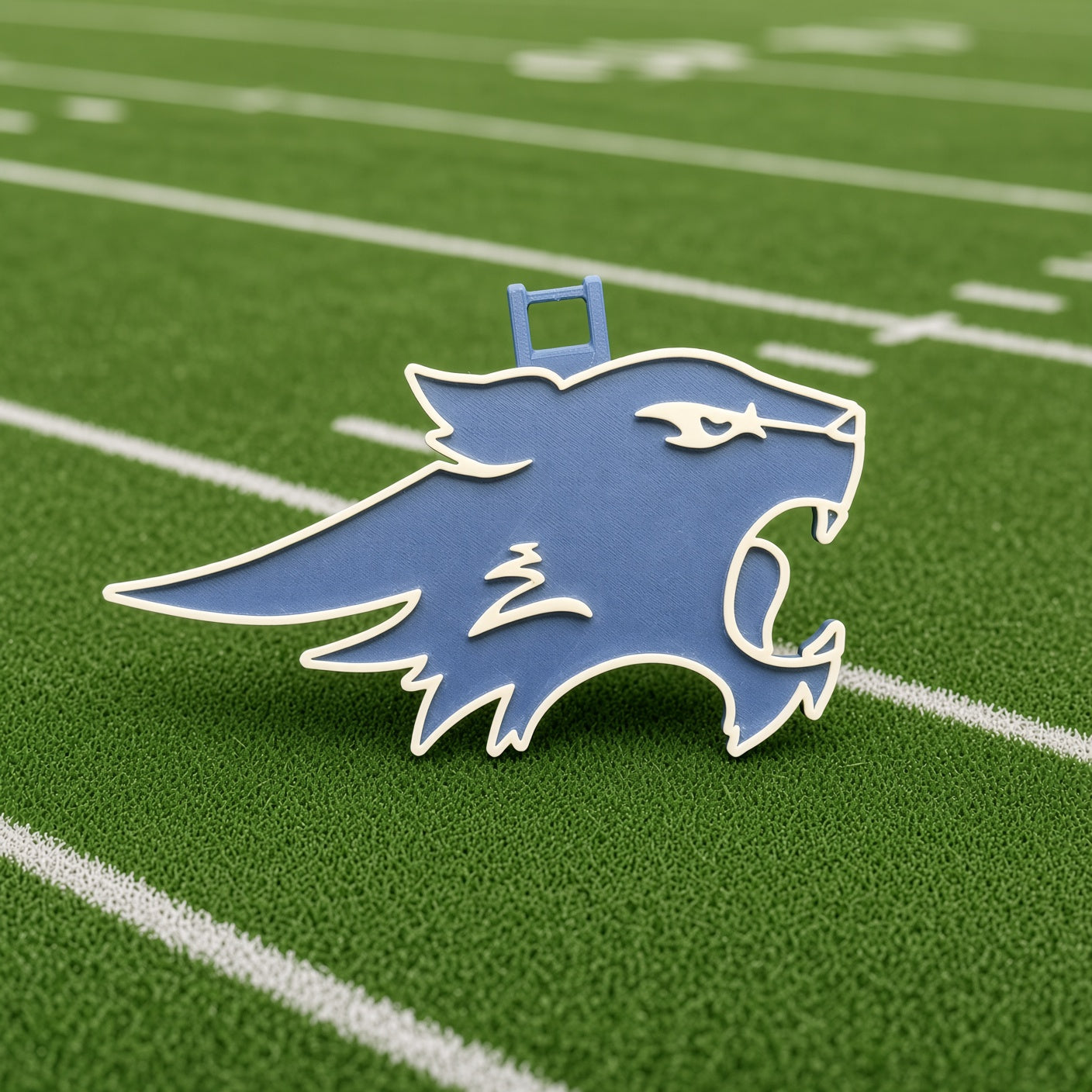 Wildcat Head Medallion — Modern Mark