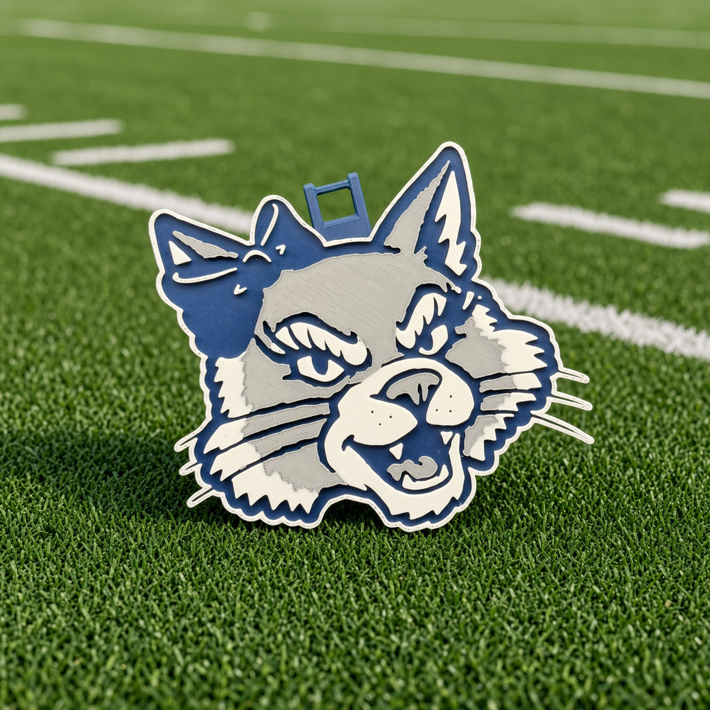 Wilma Head Medallion — Wildcat Portrait