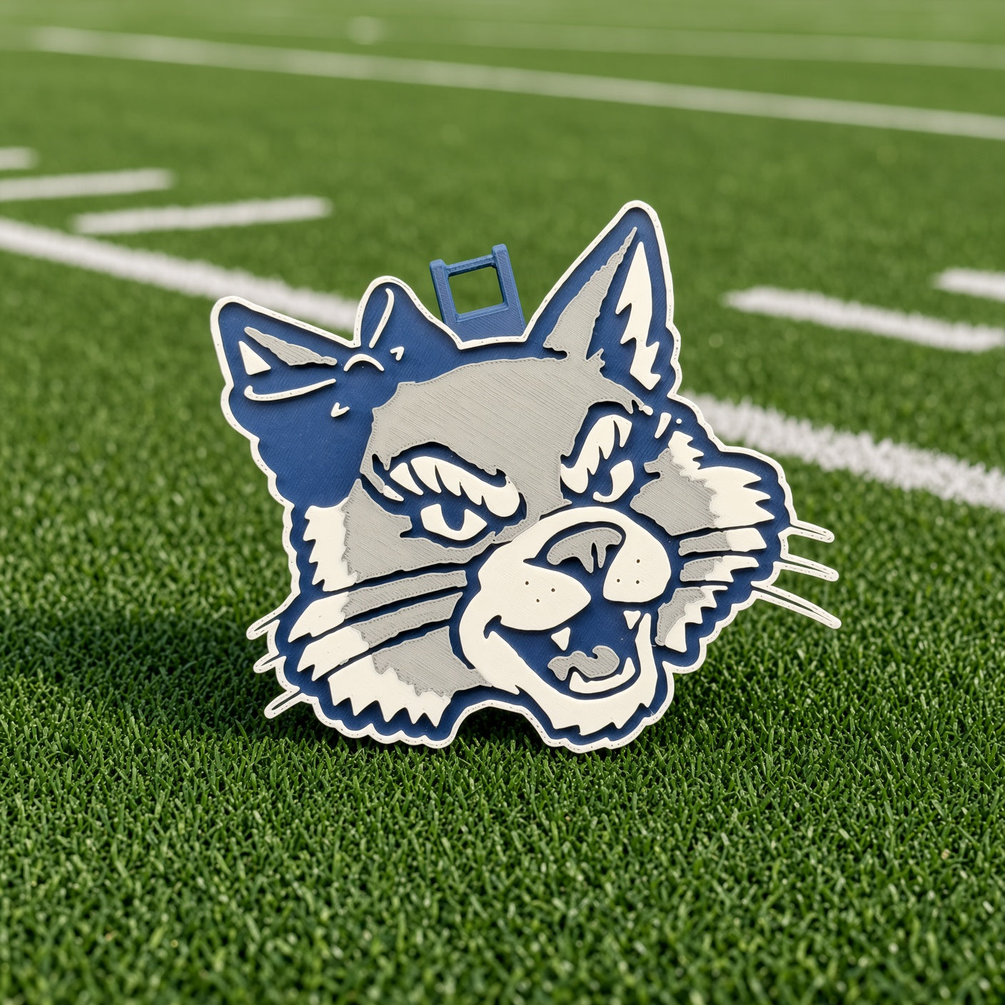Wilma Head Medallion — Wildcat Portrait